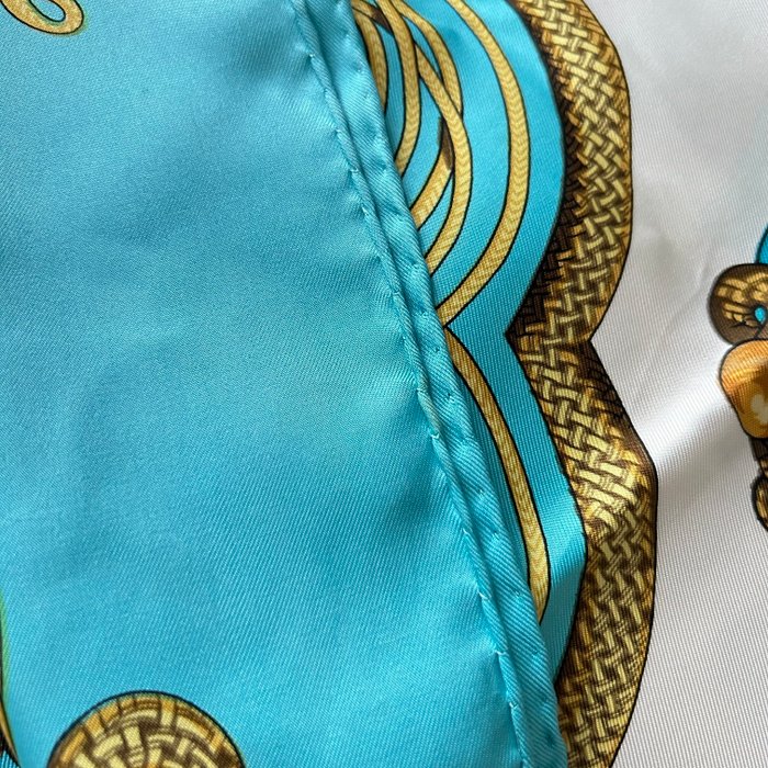 Hermès Carré 90 Brandenbourgs Silk Scarf