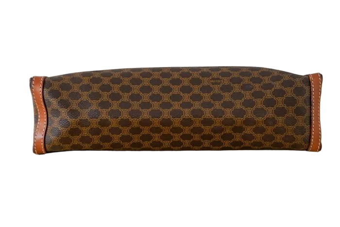 Céline Macadam Clutch Bag – Beige and Brown
