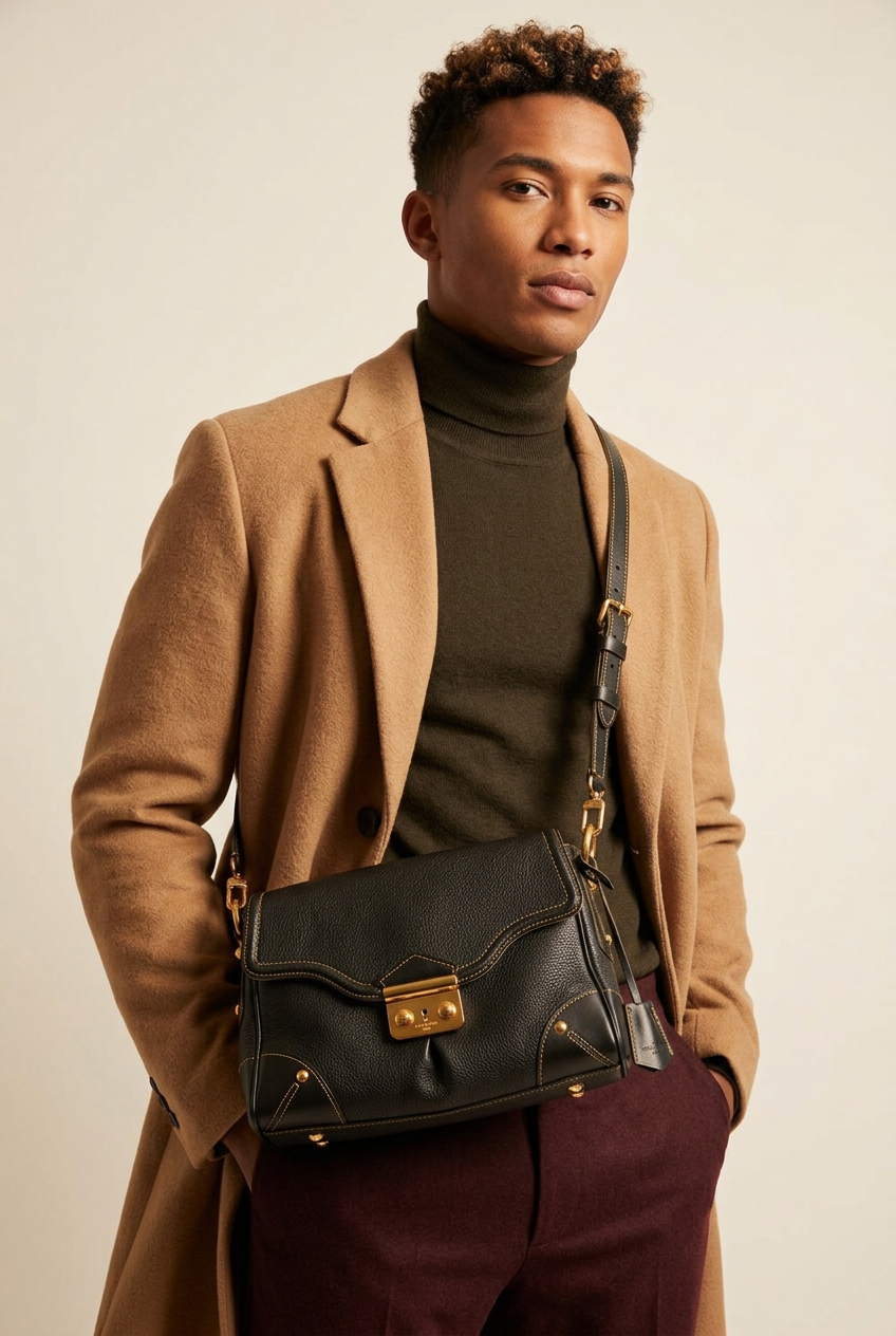 Louis Vuitton Suhali L’Essentiel Shoulder Bag – Noir Black Leather