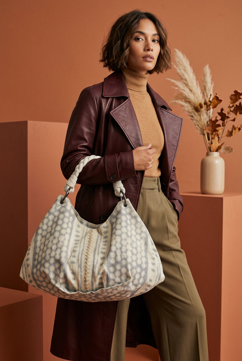 Bottega Veneta Fortune Cookie Tote Bag – Ivory Leather