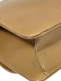 Christian Dior Brown Leather Shoulder Bag – Gold-Tone Hardware