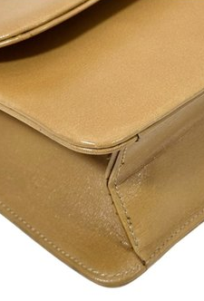 Christian Dior Brown Leather Shoulder Bag – Gold-Tone Hardware