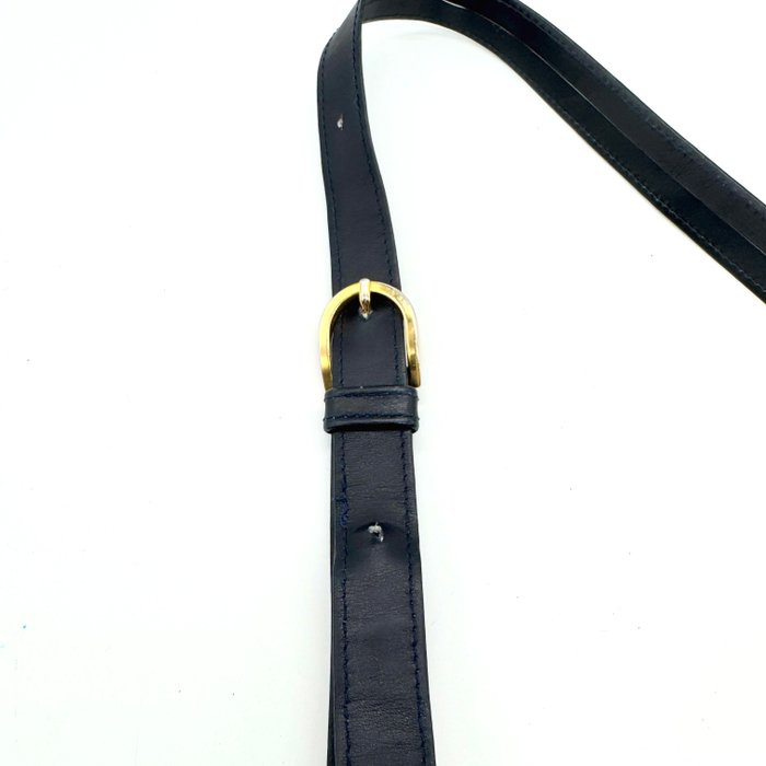 Gucci Vintage GG Supreme Shoulder Bag – Navy and Grey