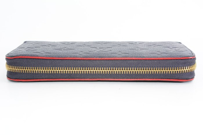 Louis Vuitton Zippy Wallet in Blue Empreinte Leather