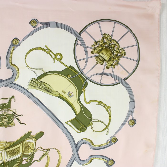 Hermès “Springs” Carré 90 Silk Scarf