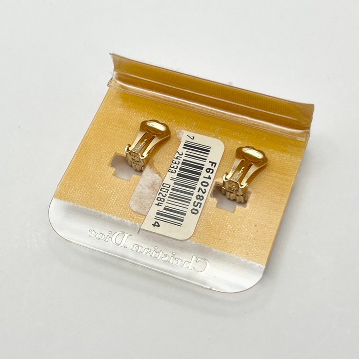 Christian Dior Gold-Tone Earrings – Vintage Designer Jewellery