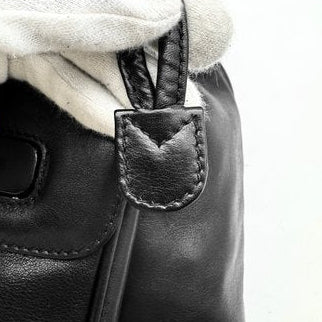 Gucci Bamboo Black Leather Backpack