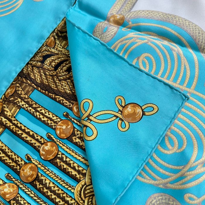 Hermès Carré 90 Brandenbourgs Silk Scarf