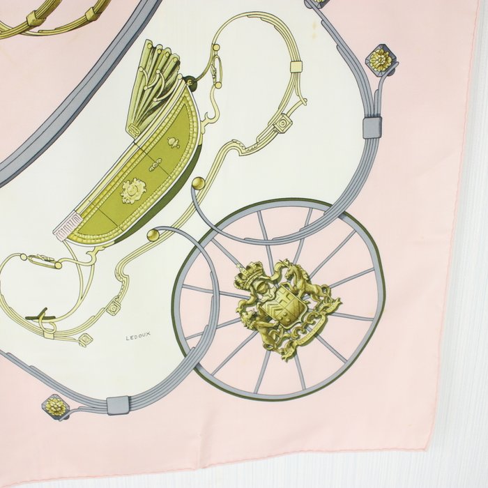 Hermès “Springs” Carré 90 Silk Scarf