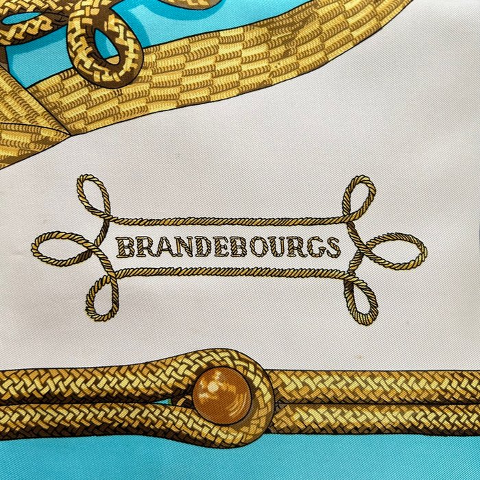 Hermès Carré 90 Brandenbourgs Silk Scarf