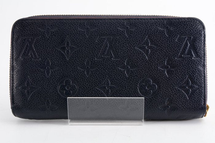 Louis Vuitton Zippy Wallet in Blue Empreinte Leather