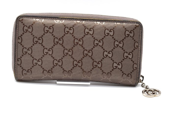 Gucci Long Bifold Wallet grey