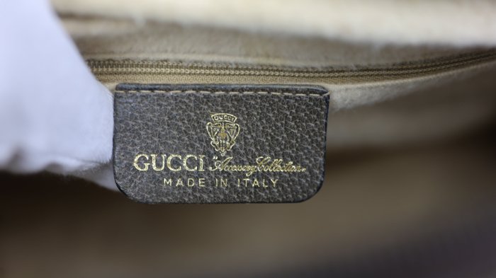 Gucci GG Supreme Sherry Line Vintage Boston Bag