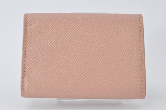 Salvatore Ferragamo Pink Leather Bi-Fold Wallet