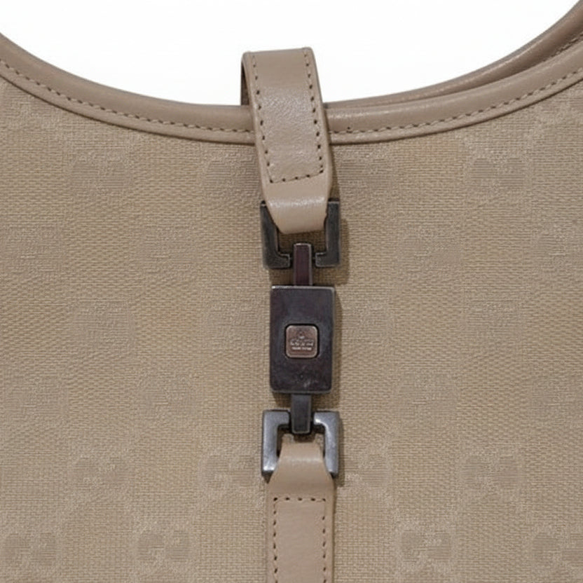 Sac à bandoulière Jackie de Gucci, couleur crème