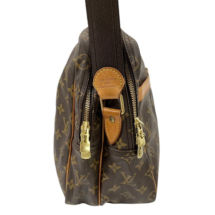 Louis Vuitton Monogram Reporter GM Shoulder Bag – Brown