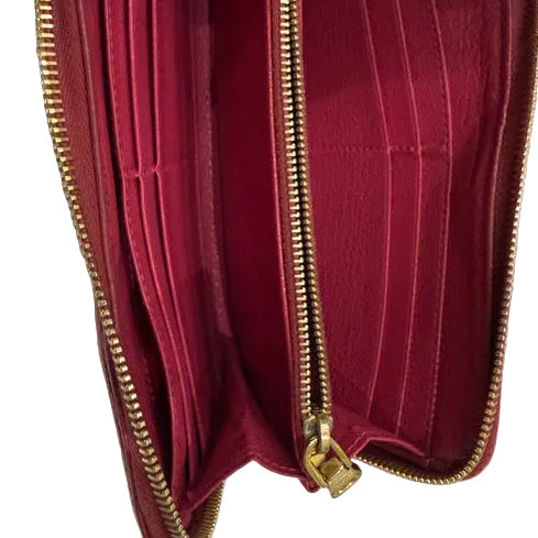 Miu Miu Zip-Around Wallet rose