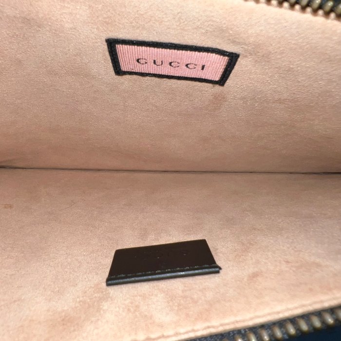 Gucci Ghost Clutch Bag – Black Leather & Gold-Tone Hardware