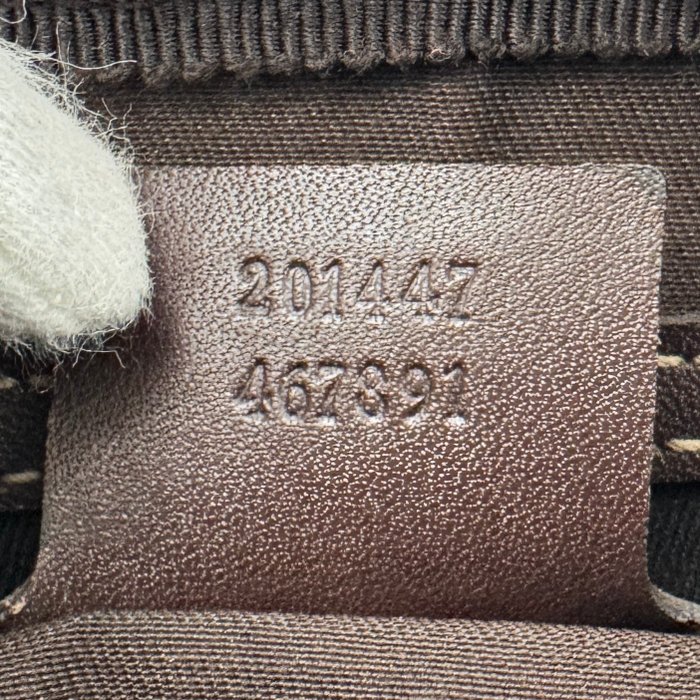 Gucci GG Supreme Front-Zip Crossbody Bag – Beige & Brown