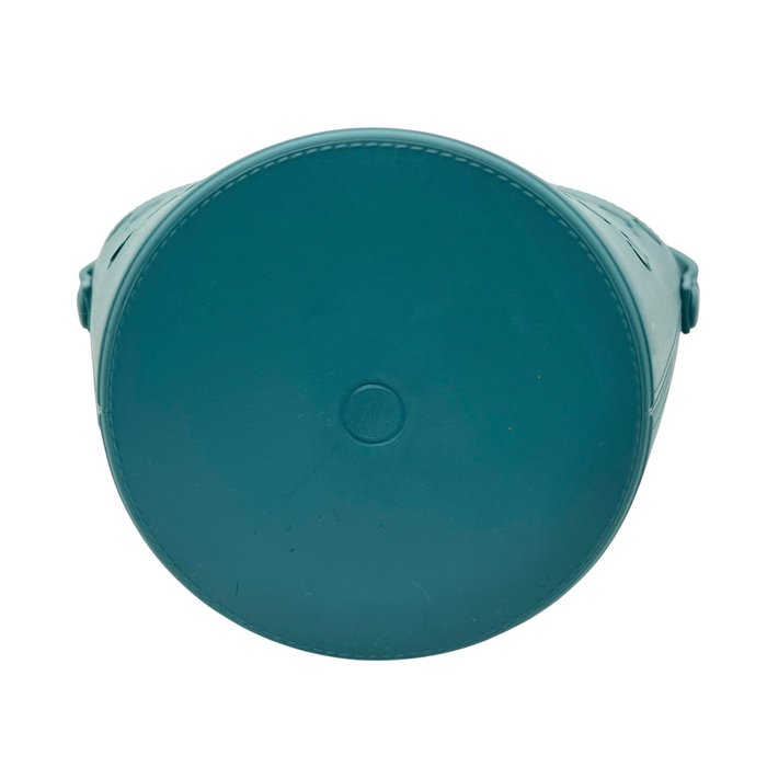 Gucci Turquoise GG Embossed Rubber/ Silicone Bucket Bag