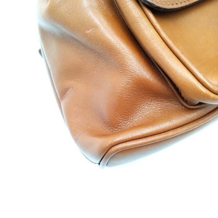 Gucci Bamboo Brown Leather Backpack