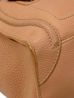 Céline Luggage  Pink and Beige Leather Handbag