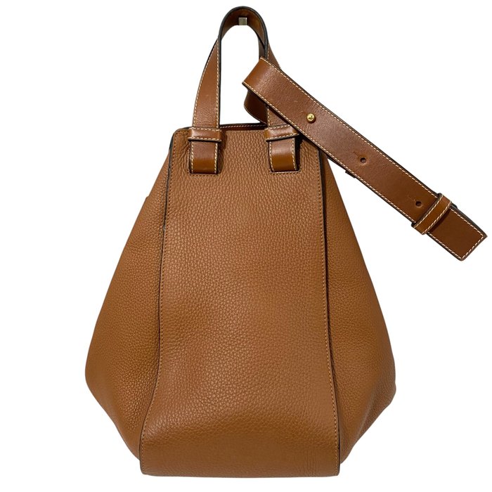 Loewe Hammock 2-Way Shoulder Bag – Brown Leather