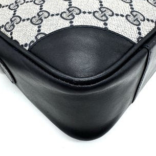 Gucci Vintage GG Supreme Shoulder Bag – Navy and Grey