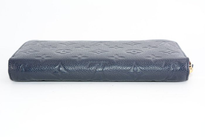 Louis Vuitton Zippy Wallet in Blue Empreinte Leather