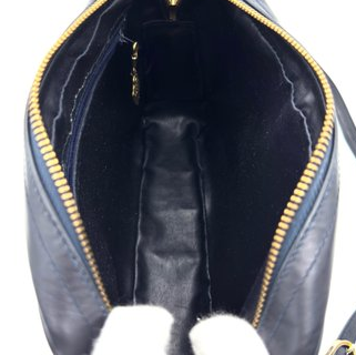 Gucci Vintage GG Supreme Shoulder Bag – Navy and Grey