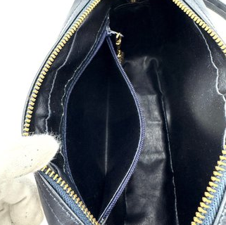 Gucci Vintage GG Supreme Shoulder Bag – Navy and Grey