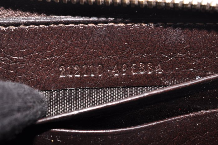 Gucci Brown Leather Zip-Around Wallet