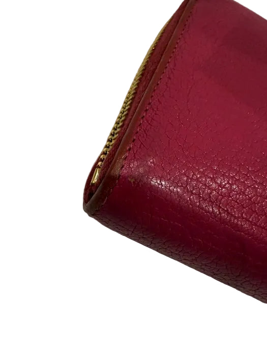 Miu Miu Zip-Around Wallet rose