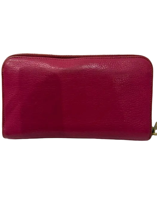 Miu Miu Zip-Around Wallet rose