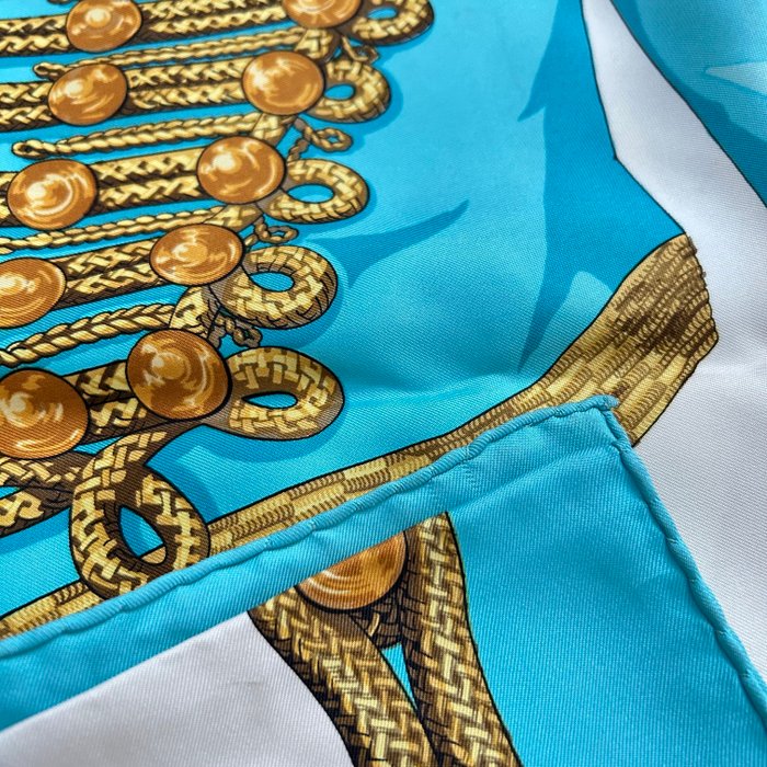 Hermès Carré 90 Brandenbourgs Silk Scarf