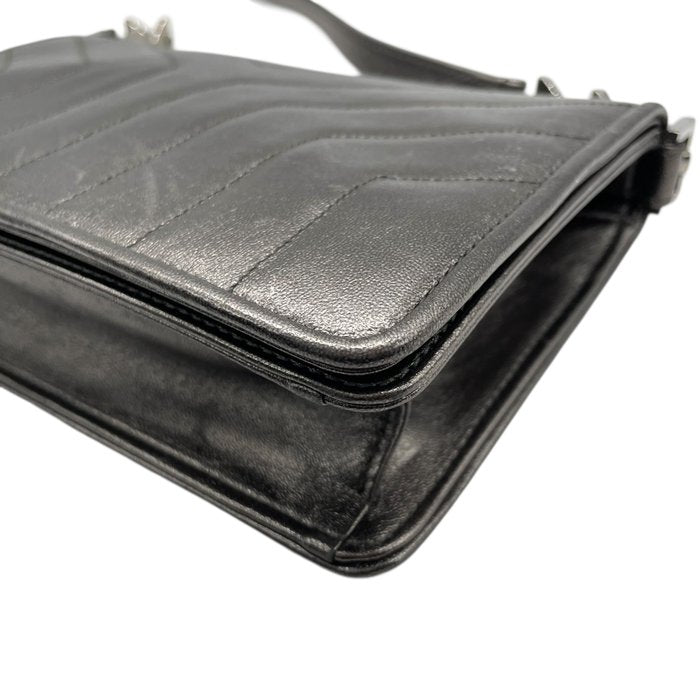 Sac porté épaule Yves Saint Laurent métallisé