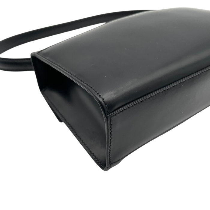Salvatore Ferragamo Vara Bow Leather Mini Handbag in Black