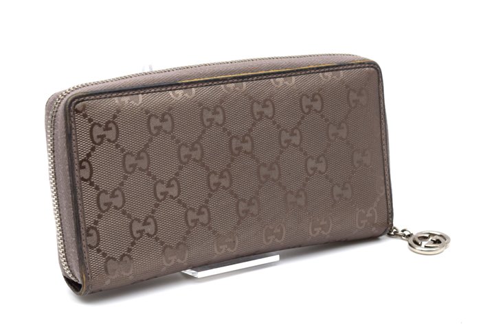 Gucci Long Bifold Wallet grey