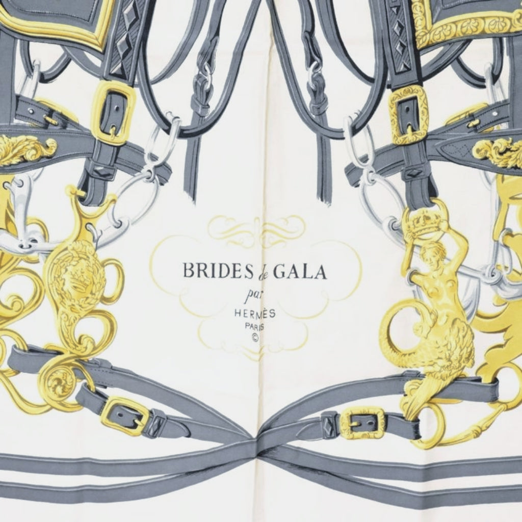 Hermès Carré 90 Brides de Gala Silk Scarf.. gb