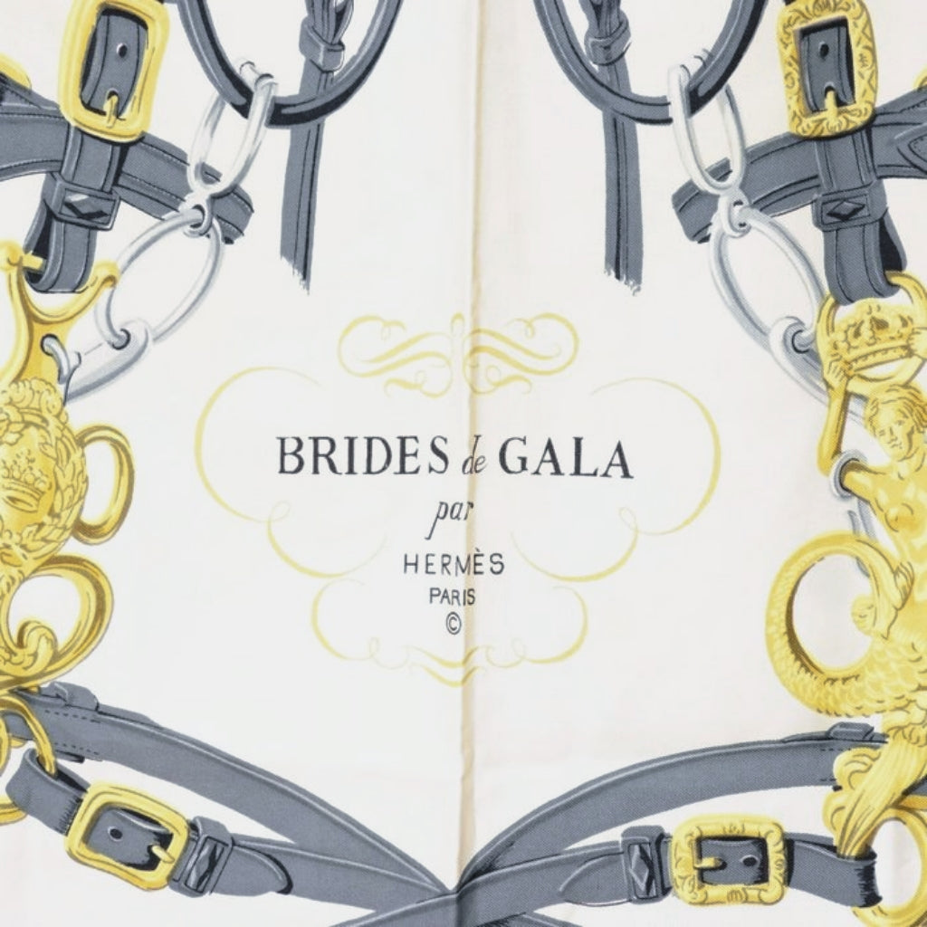 Hermès Carré 90 Brides de Gala Silk Scarf.. gb