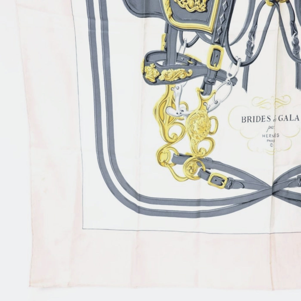 Hermès Carré 90 Brides de Gala Silk Scarf.. gb
