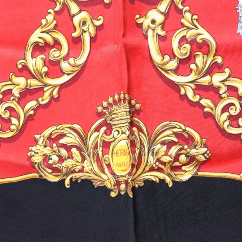 Hermès Carrosses d’Or Carré silk Scarf