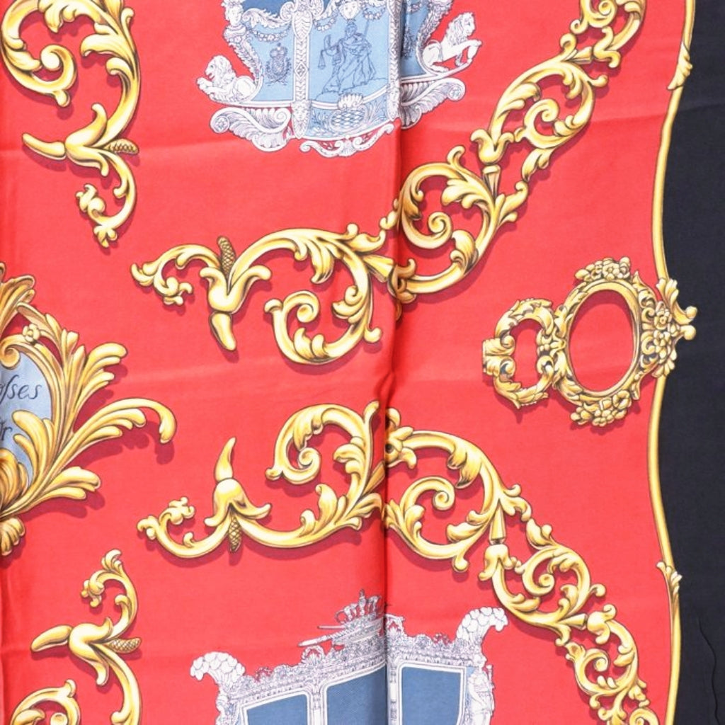 Hermès Carrosses d’Or Carré silk Scarf