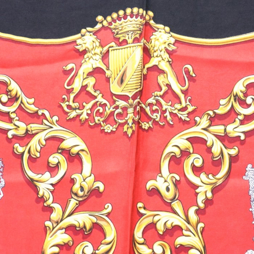 Hermès Carrosses d’Or Carré silk Scarf