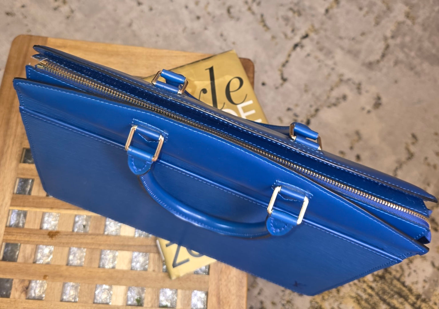 Louis Vuitton Riviera 35cm Epi Toledo Blue