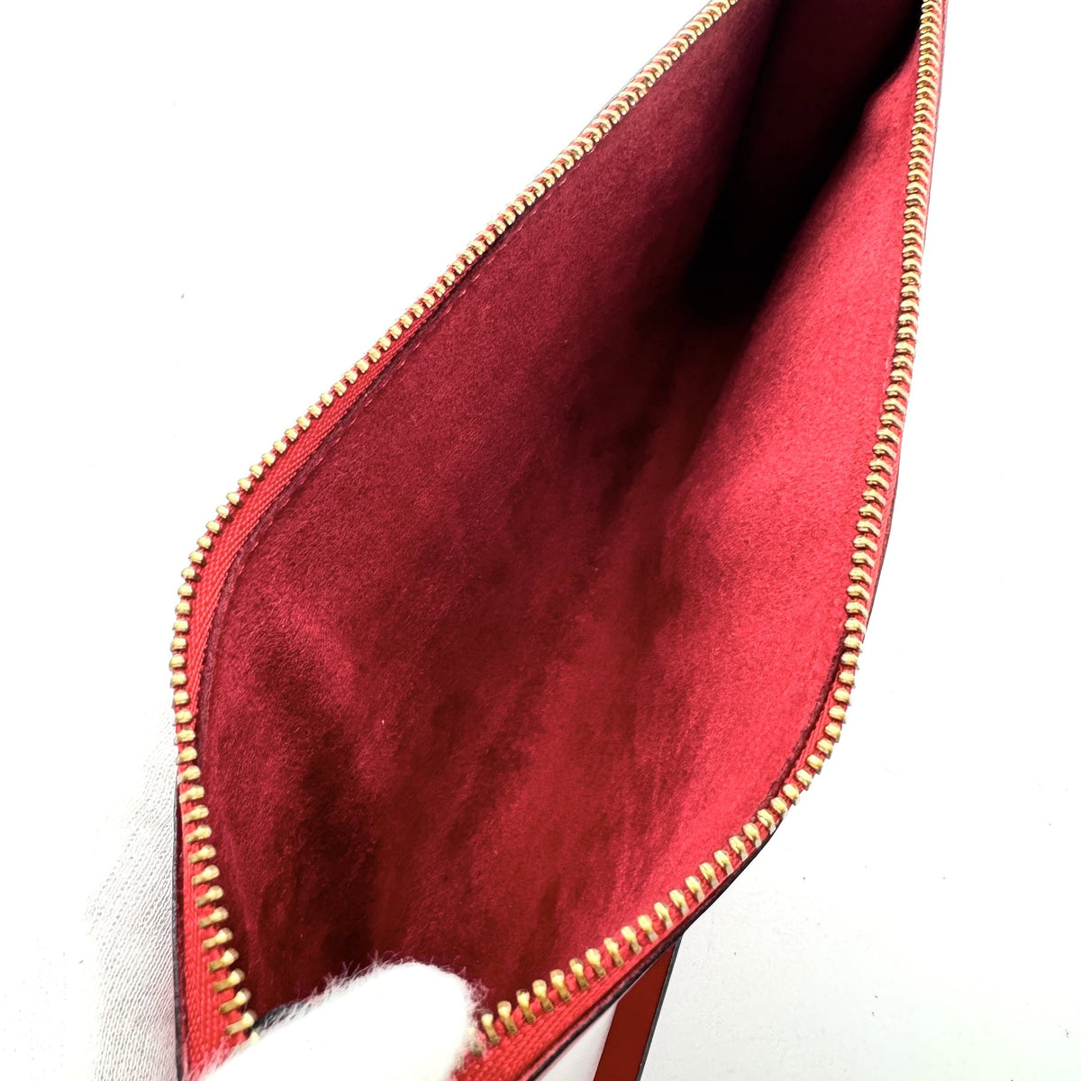 Louis Vuitton Castilian Red Epi Leather Pochette Accessoire