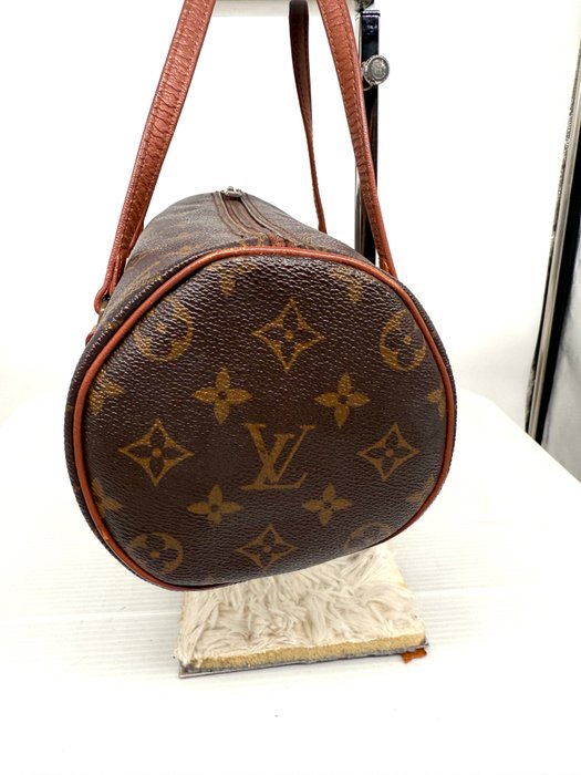 Louis Vuitton Papillon 25 Monogram Canvas Beuteltasche Braun