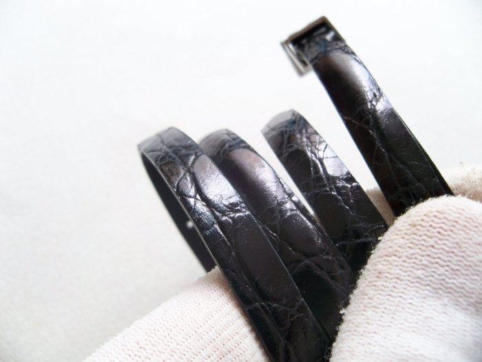 Gucci Black Leather Belt – Made in Italy