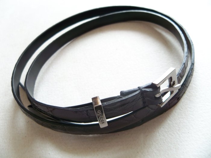 Gucci Black Leather Belt – Made in Italy