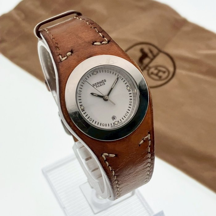 Hermès Harnais  Quartz Watch – White Dial, Stainless Steel, 31mm